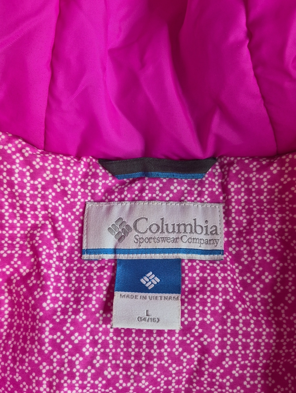 Columbia Girl's Pink Coat Size Large 14/16 - Picture 3 of 8